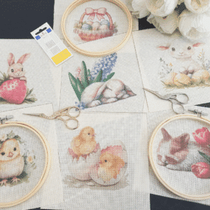 hase und tulpe (mgh 030) kreuzstich set