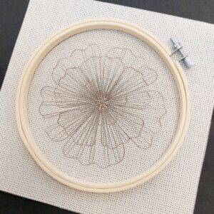 goldene blume (mgh 014) kreuzstich set