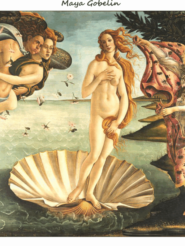 geburt der venus (ar 060) gobelin stickbild stickpackung