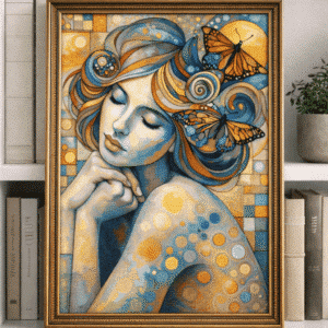 klimt inspiriertes kunstwerk ii. (mg 1109) gobelin stickbild stickpackung