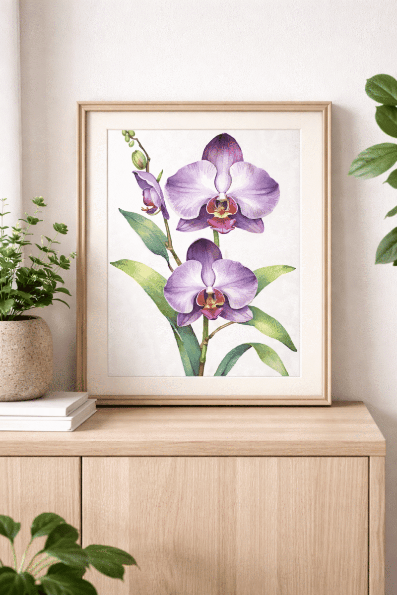 bezaubernde orchideen iii. (mg 1112) gobelin stickbild stickpackung