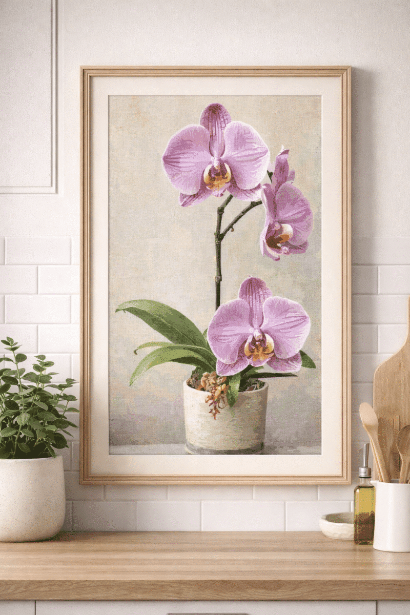 bezaubernde orchideen iv. (mg 1113) gobelin stickbild stickpackung