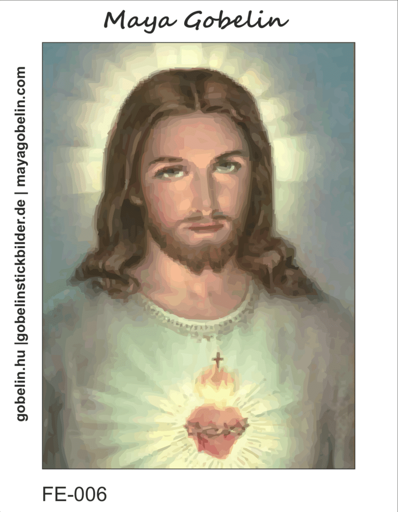 jesus (fe 006) gobelin stickbild stickpackung