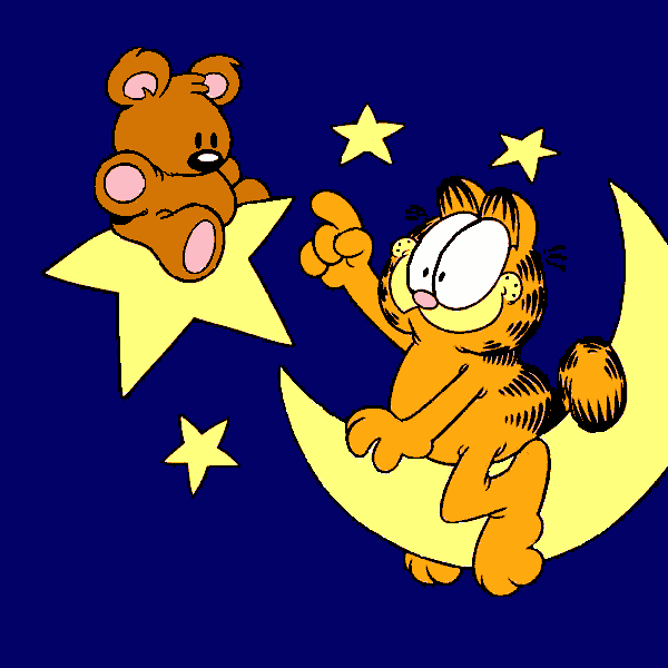kinderthema: garfield (gy 021) gobelin stickbild stickpackung