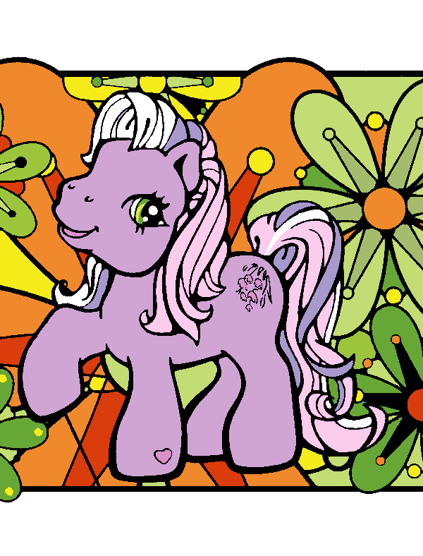 pony (gy 050) gobelin stickbild stickpackung