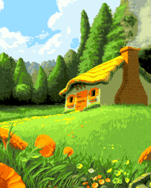 cottage im wunderland (gy 061) gobelin stickbild stickpackung