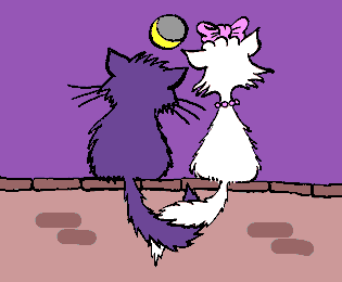 katzenromantik (gy 062) gobelin stickbild stickpackung