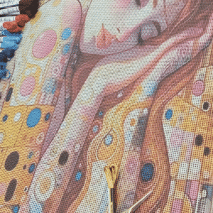 klimt inspiriertes kunstwerk (mg 1108) gobelin stickbild stickpackung
