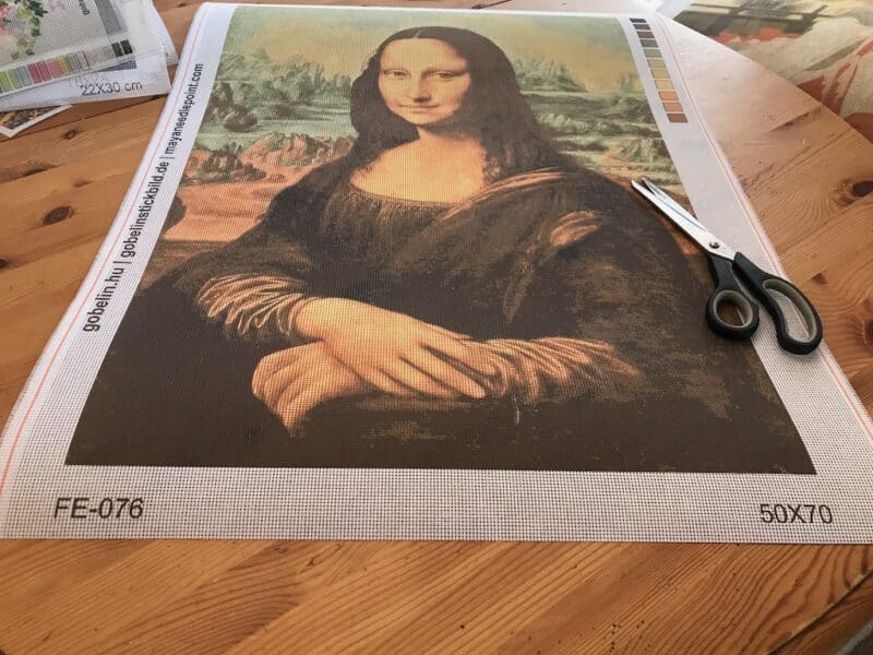 mona lisa (fe 076) gobelin stickbild stickpackung