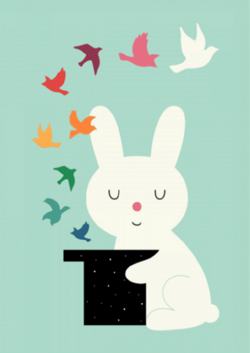 der weiße magier hase (mg 274) gobelin stickbild stickpackung