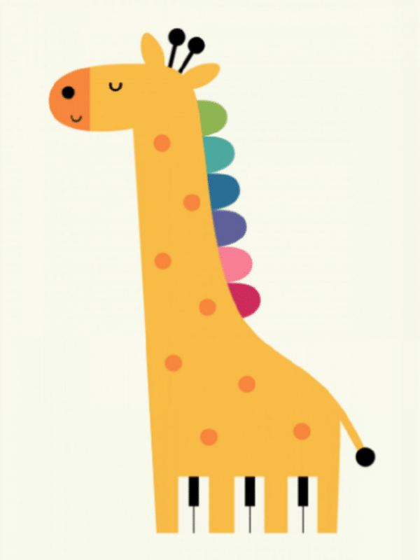 die giraffe (mg 273) gobelin stickbild stickpackung