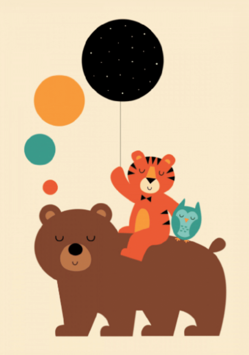 der tiger, der bär und die eule (mg 268) gobelin stickbild stickpackung