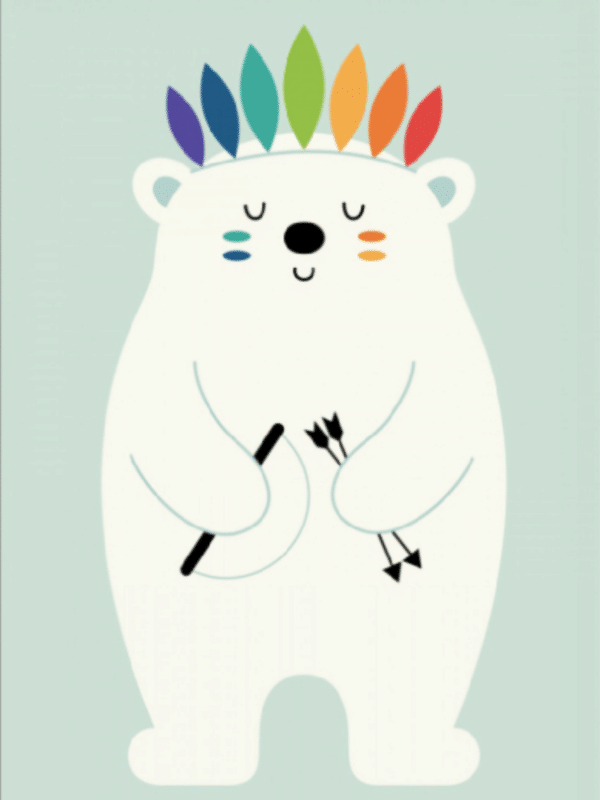 der eisbär (mg 267) gobelin stickbild stickpackung