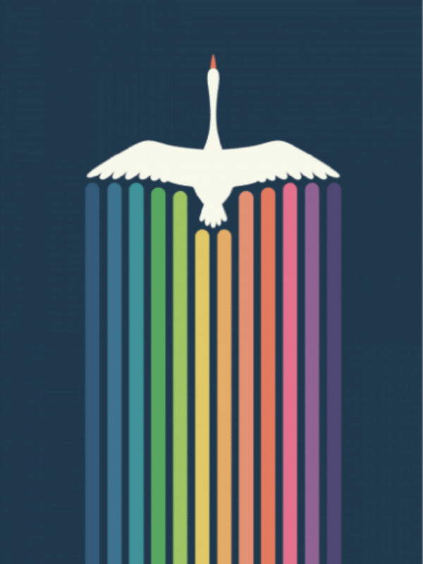 fliegender schwan (mg 278) gobelin stickbild stickpackung