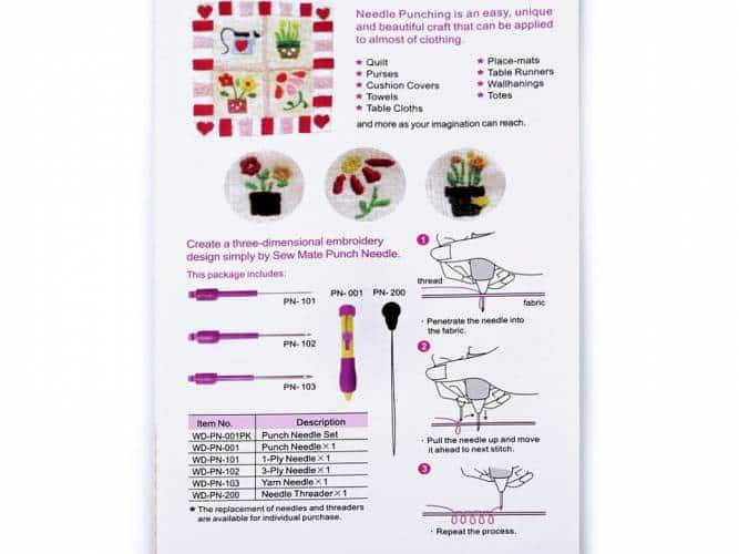 punch nadel / stickerei stift stickset
