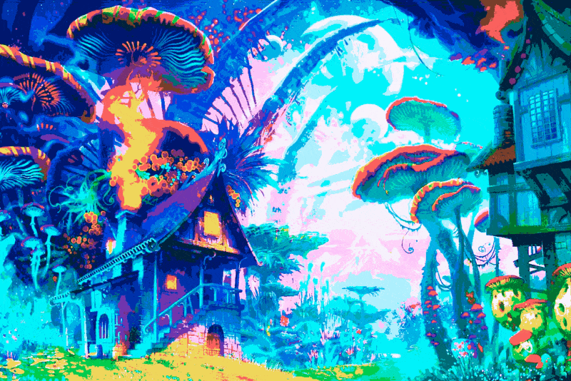 fantasy welt (mg 011) gobelin stickbild stickpackung