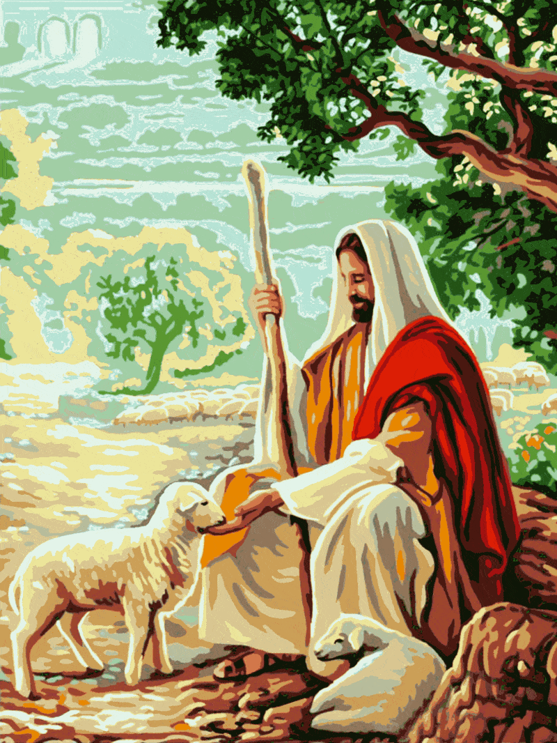moses (mg 027) gobelin stickbild stickpackung