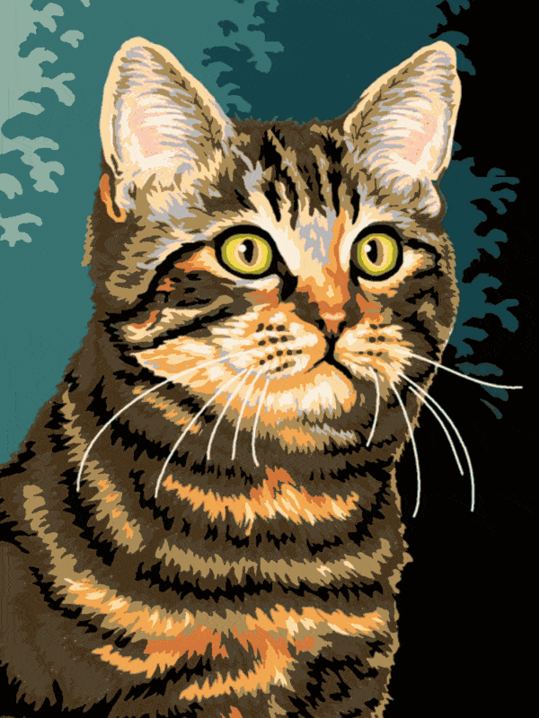 katzenserie (mg 065) gobelin stickbild stickpackung