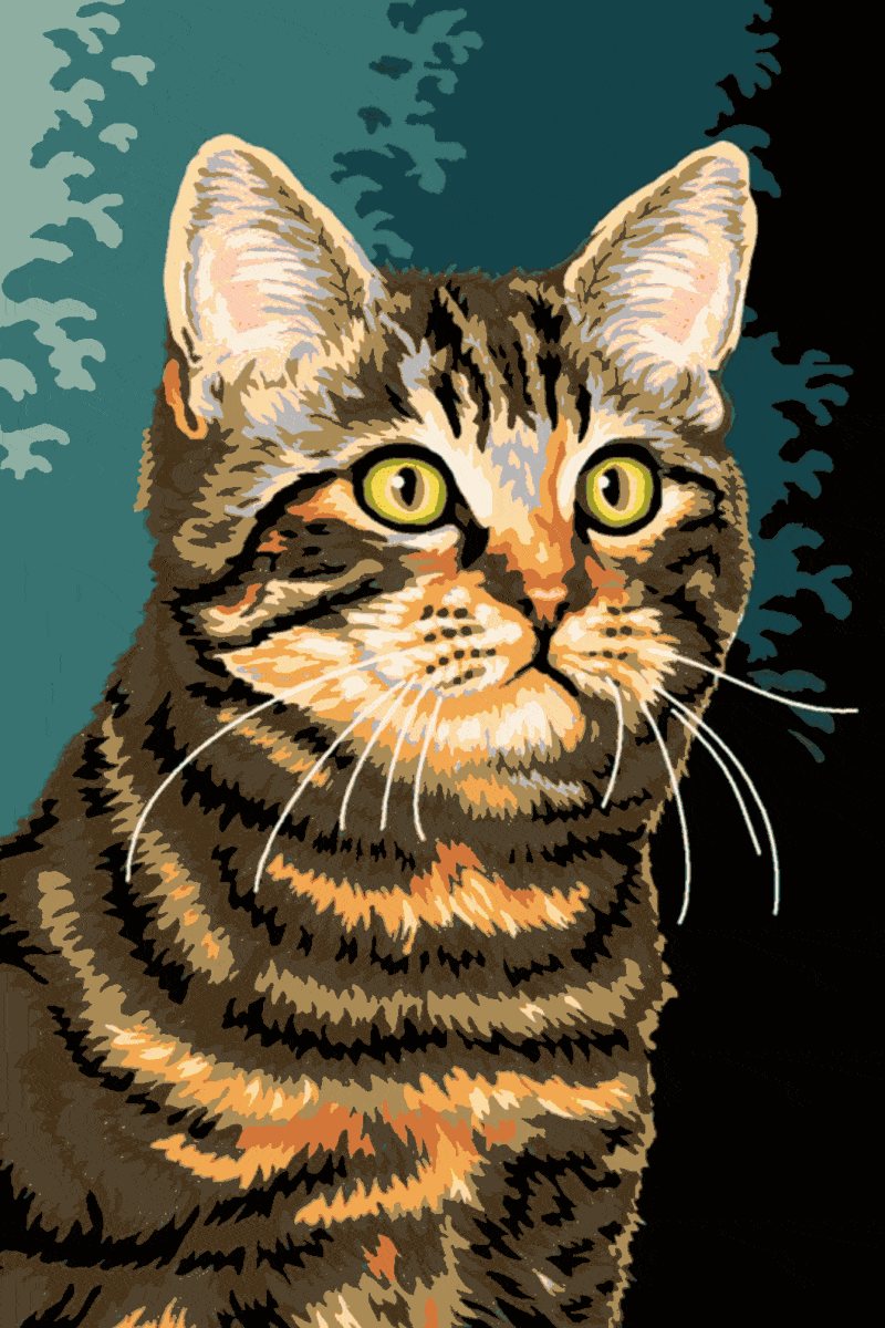 katzenserie (mg 065) gobelin stickbild stickpackung
