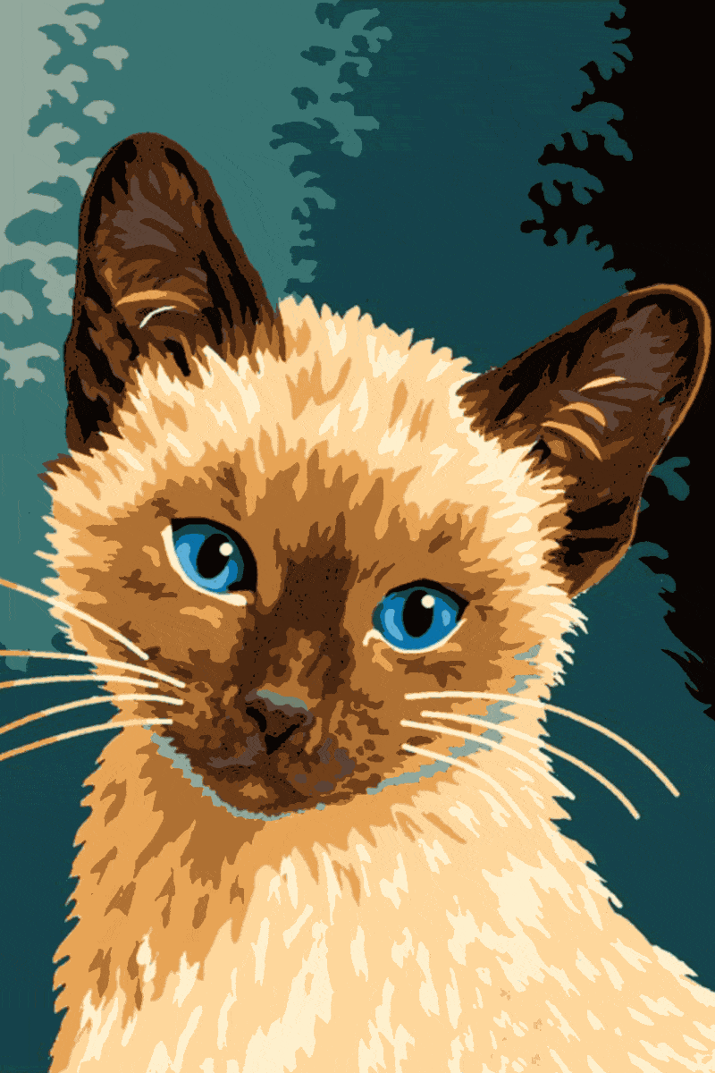 katzenserie (mg 066) gobelin stickbild stickpackung