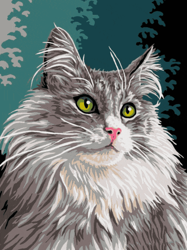 katzenserie (mg 068) gobelin stickbild stickpackung
