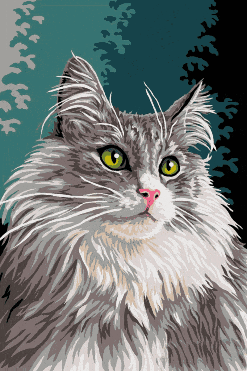 katzenserie (mg 068) gobelin stickbild stickpackung