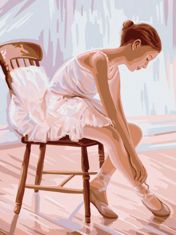 die ballerina (mg 074) gobelin stickbild stickpackung