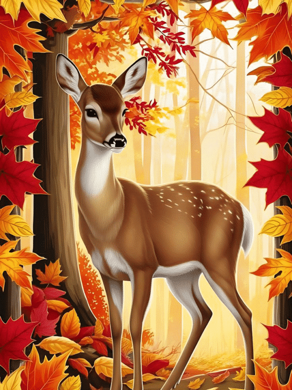 die schätze des herbstwaldes vi. (mg 1055) gobelin stickbild stickpackung