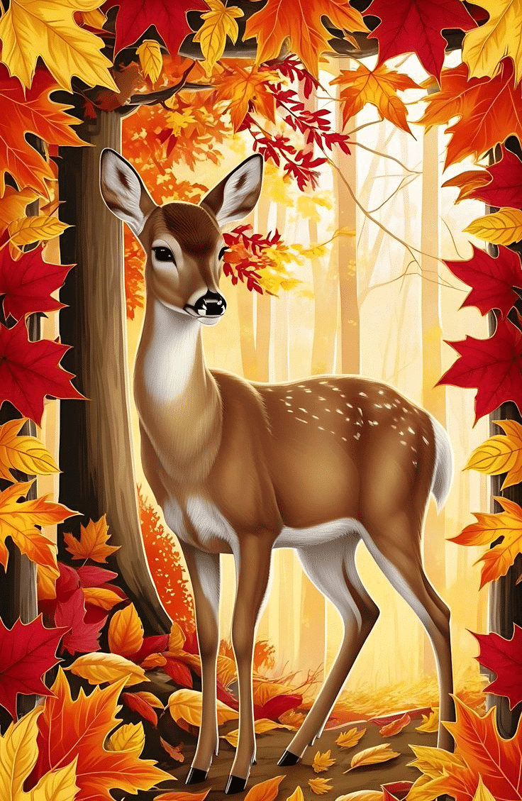 die schätze des herbstwaldes vi. (mg 1055) gobelin stickbild stickpackung