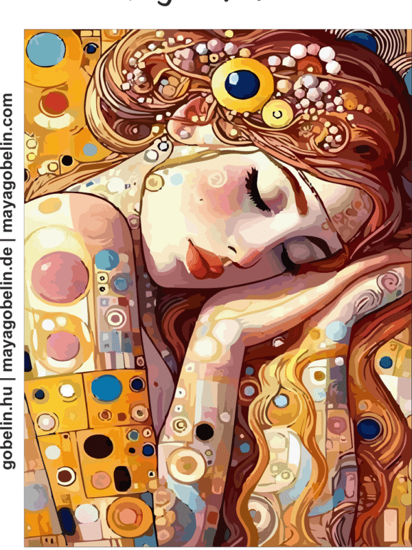 klimt inspiriertes kunstwerk (mg 1108) gobelin stickbild stickpackung
