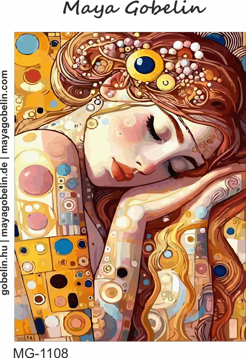 klimt inspiriertes kunstwerk (mg 1108) gobelin stickbild stickpackung