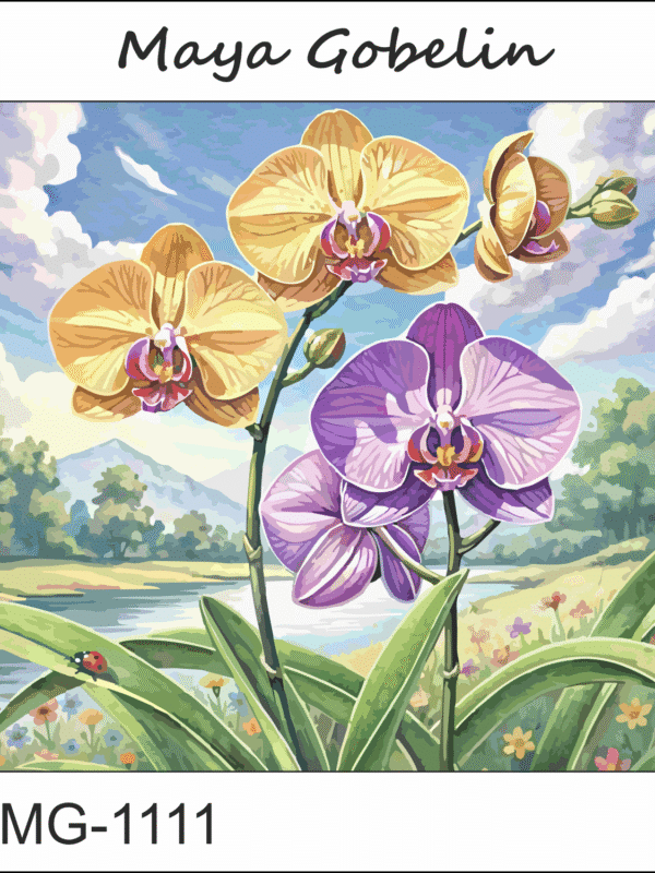 bezaubernde orchideen ii. (mg 1111) gobelin stickbild stickpackung