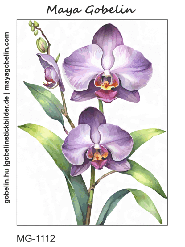 bezaubernde orchideen iii. (mg 1112) gobelin stickbild stickpackung