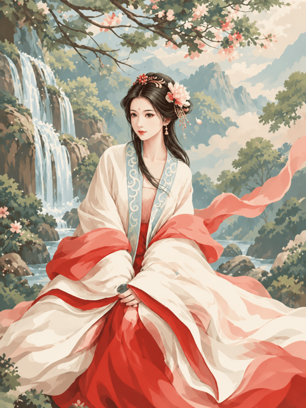 japanischer geisha (mg 151) gobelin stickbild stickpackung