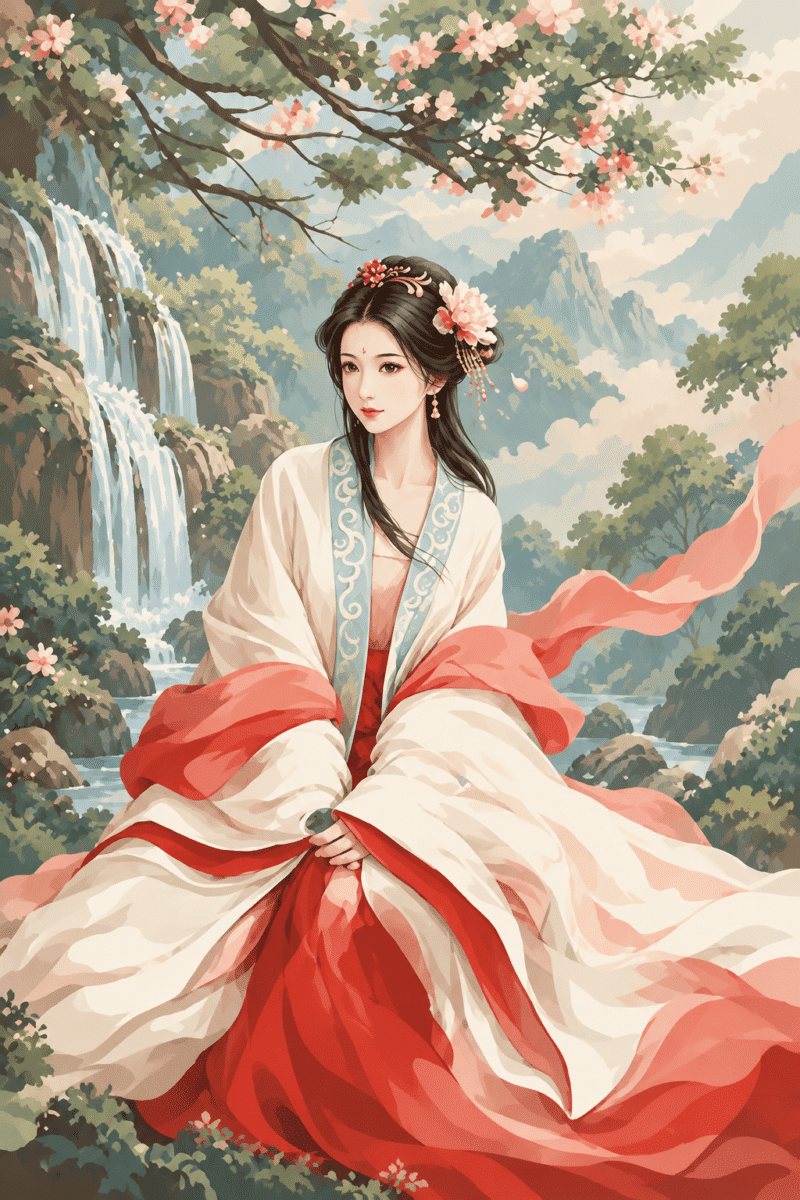 japanischer geisha (mg 151) gobelin stickbild stickpackung