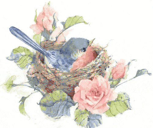 blumen und vogel (mg 193) gobelin stickbild stickpackung