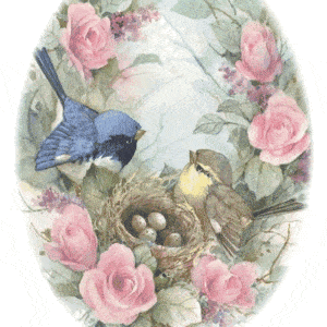 blumen und vogel (mg 194) gobelin stickbild stickpackung
