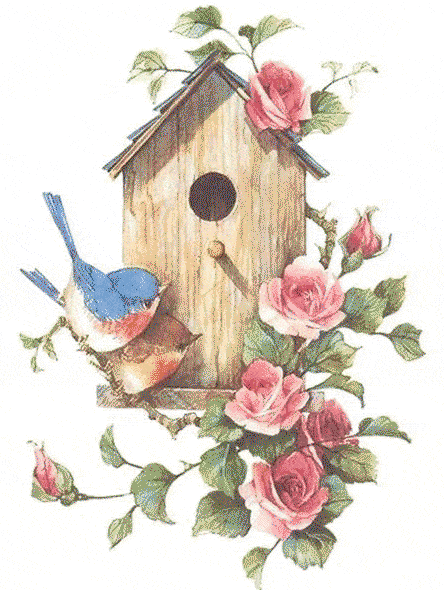 vogelhäuschen mit blumen (mg 195) gobelin stickbild stickpackung
