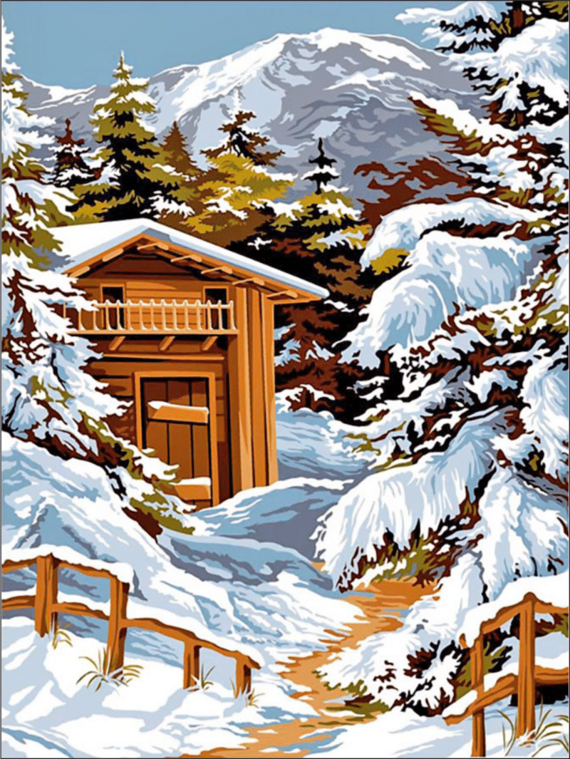 winter in den bergen (mg 239) gobelin stickbild stickpackung