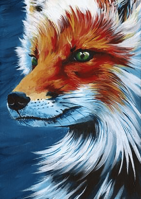 fuchs (mg 355) gobelin stickbild stickpackung