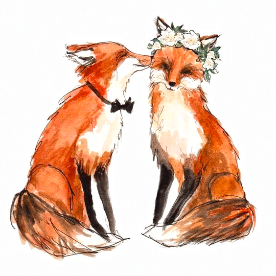 fuchs hochzeit (mg 357) gobelin stickbild stickpackung