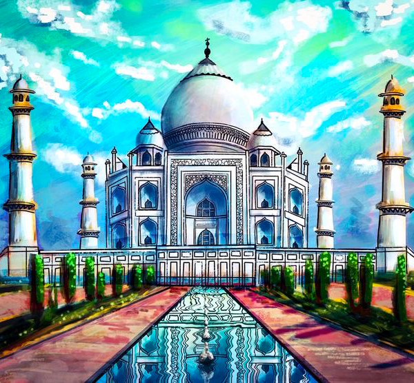 taj mahal (mg 379) gobelin stickbild stickpackung