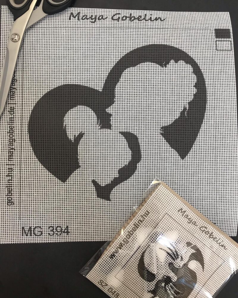 mutter und tochter (mg 394) gobelin stickbild stickpackung