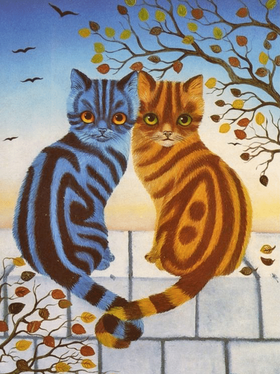 katzen verliebt (mg 434) gobelin stickbild stickpackung
