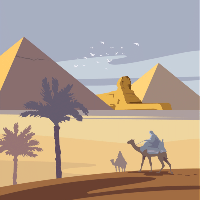 Ägypten (mg 465) gobelin stickbild stickpackung