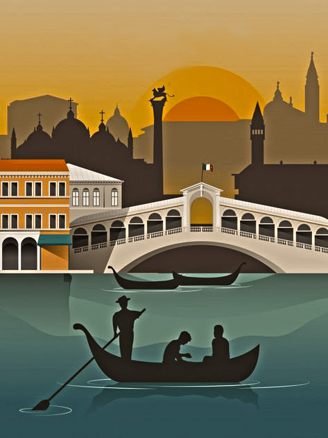 gondel in venedig (mg 475) gobelin stickbild stickpackung