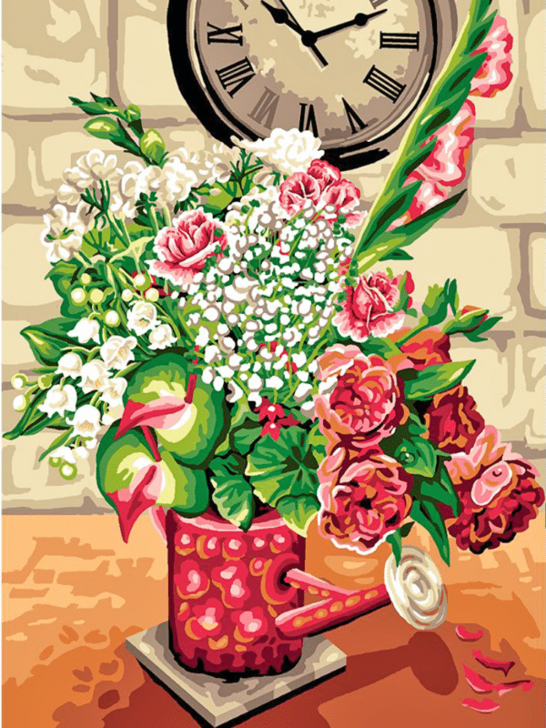 gemischter blumenstrauß (mg 548) gobelin stickbild stickpackung
