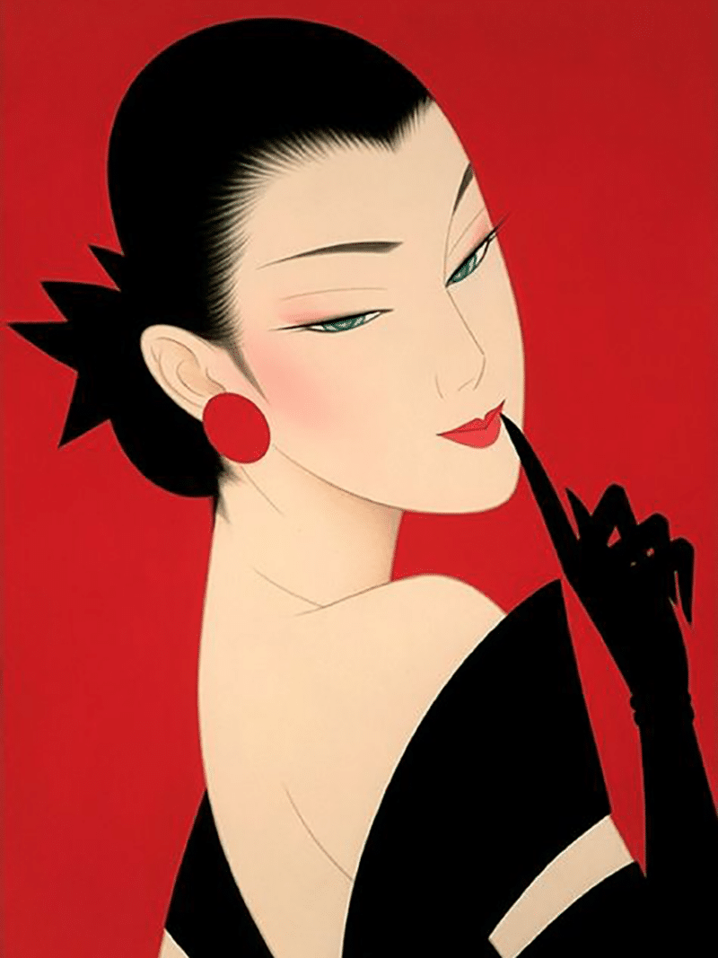 japanische frau (mg 594) gobelin stickbild stickpackung