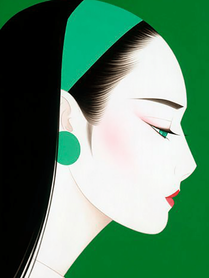 japanische frau iv. (mg 597) gobelin stickbild stickpackung