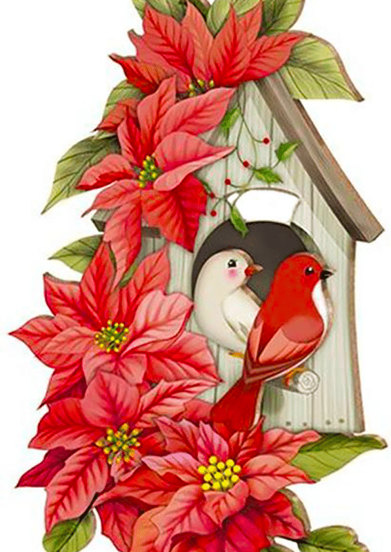 vogelfütterer (mg 600) gobelin stickbild stickpackung